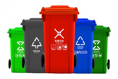 重慶塑料垃圾桶廠家，240升120升100升各類規格垃圾桶